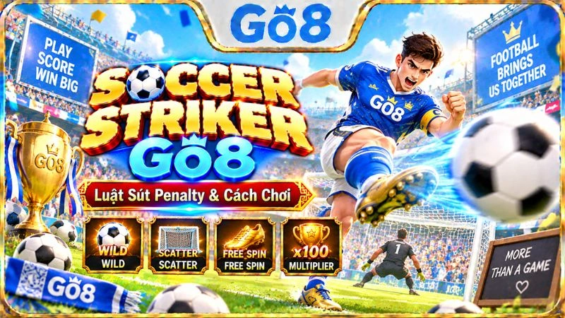 Soccer Striker GO8 với giao diện sút penalty và Prize Tower